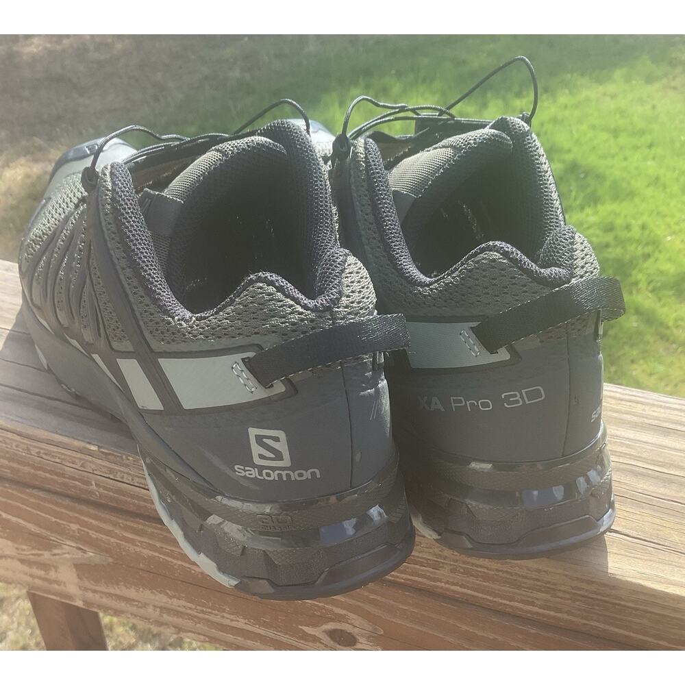 Salomon Men’s Trail Running Shoes XA PRO 3D Size 12.5 Ortholite Green - Picture 6 of 16